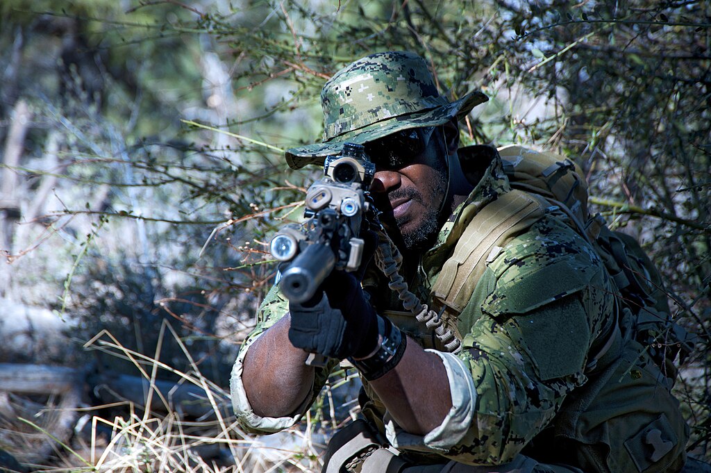 English:  United States Navy SEALs, Public domain, via Wikimedia Commons